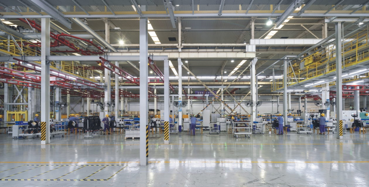 Hangcha Xưởng lắp ráp xe nâng lưu trữ thông minh