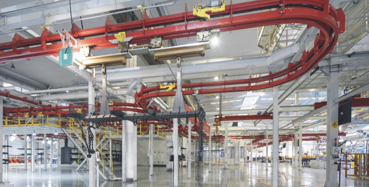 Hangcha Dây chuyền hậu cần tự động trên cao